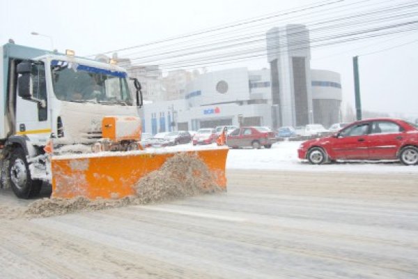 Drumarii constănţeni au dat piept cu iarna